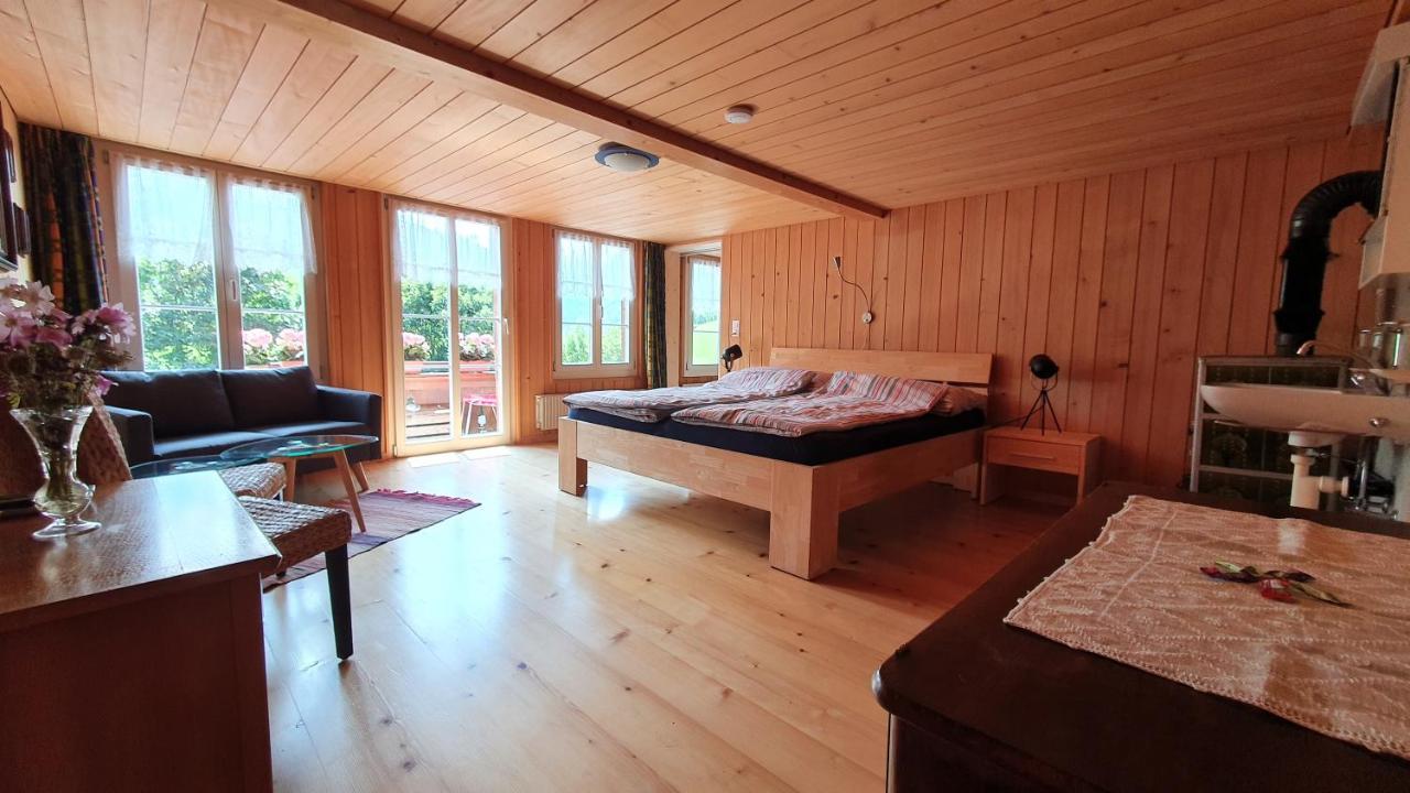 Adlerhorst - Apartment Im Niedersimmental Oey 外观 照片